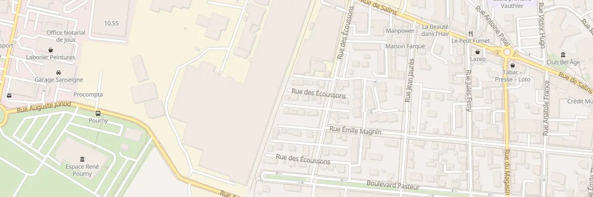 Plan du 14T Rue des Ecoussons à Pontarlier