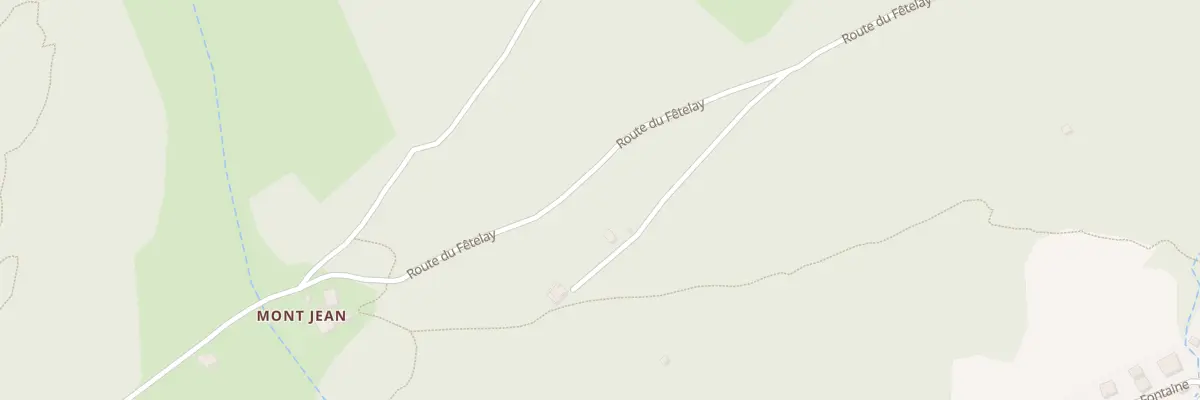 Plan du 1855 Rte du Fetelay à Thônes