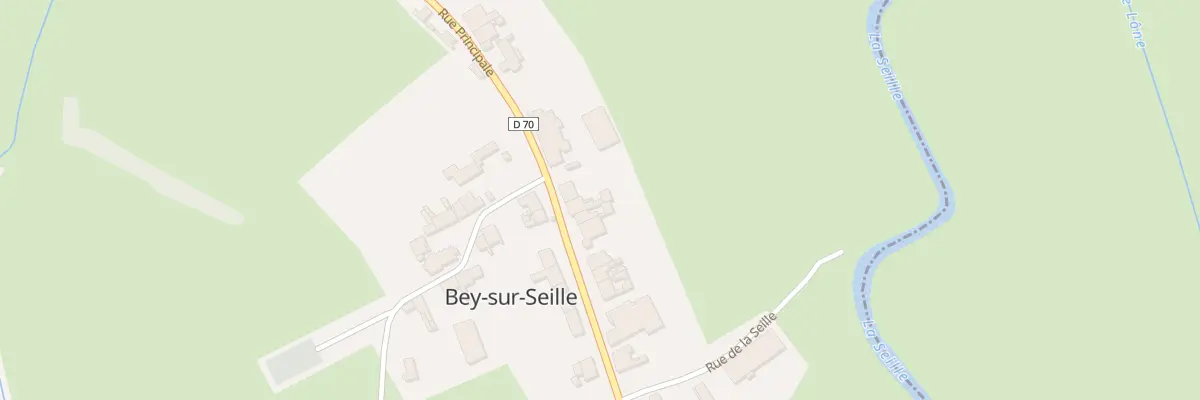 Plan du 23 Rue Principale Cd 70 à Bey-sur-Seille