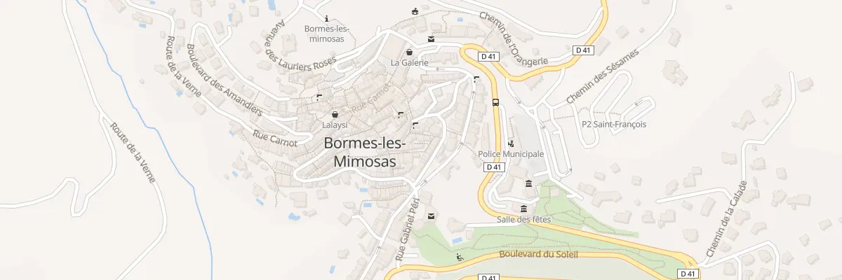 Plan du 7 Imp des Coquelicots à Bormes-les-Mimosas