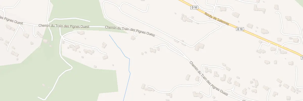 Plan du 655 Chem Train des Pignes Ouest à Lorgues