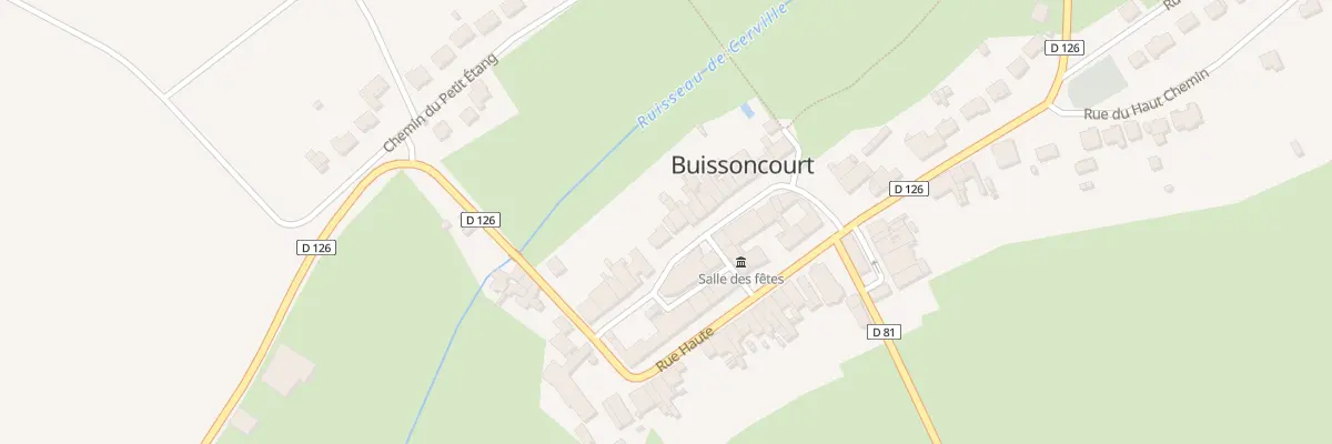 Plan du 8T Rue Basse à Buissoncourt