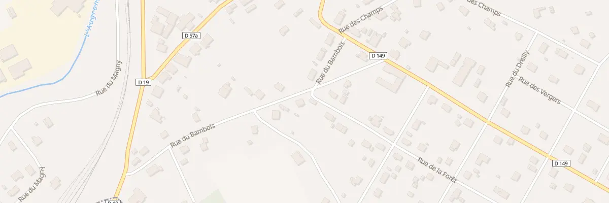 Plan du 12 Rue du Bambois à Aillevillers-et-Lyaumont