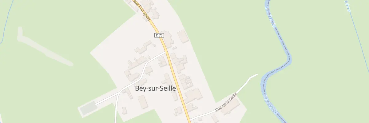 Plan du 25 Rue Principale Cd 70 à Bey-sur-Seille