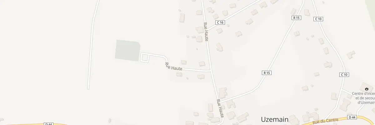 Plan du 25 Le Rond Champ à Uzemain