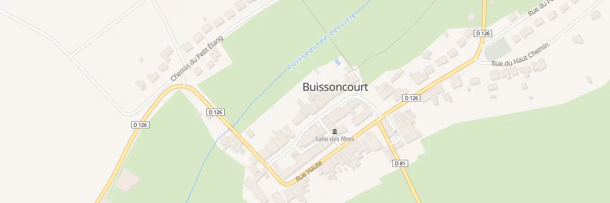 Plan du 10 Rue Basse à Buissoncourt