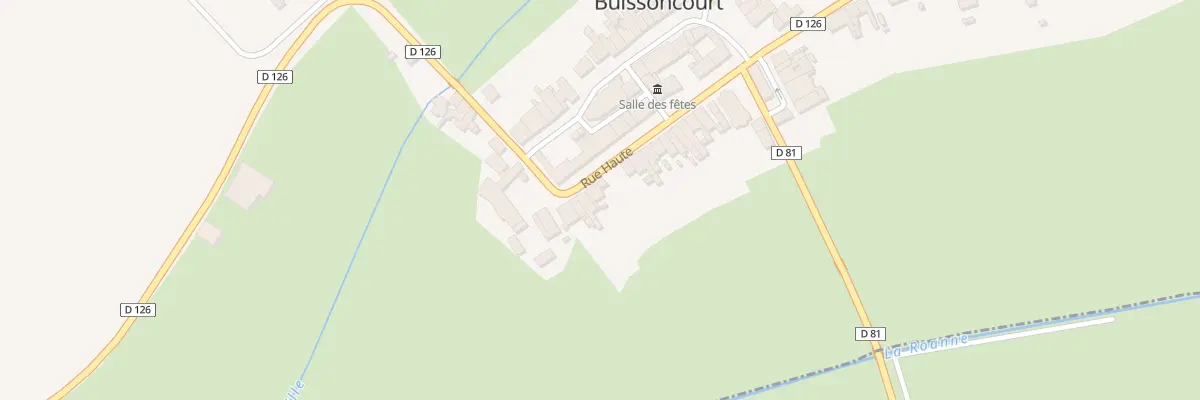 Plan du 9 Rue Haute à Buissoncourt