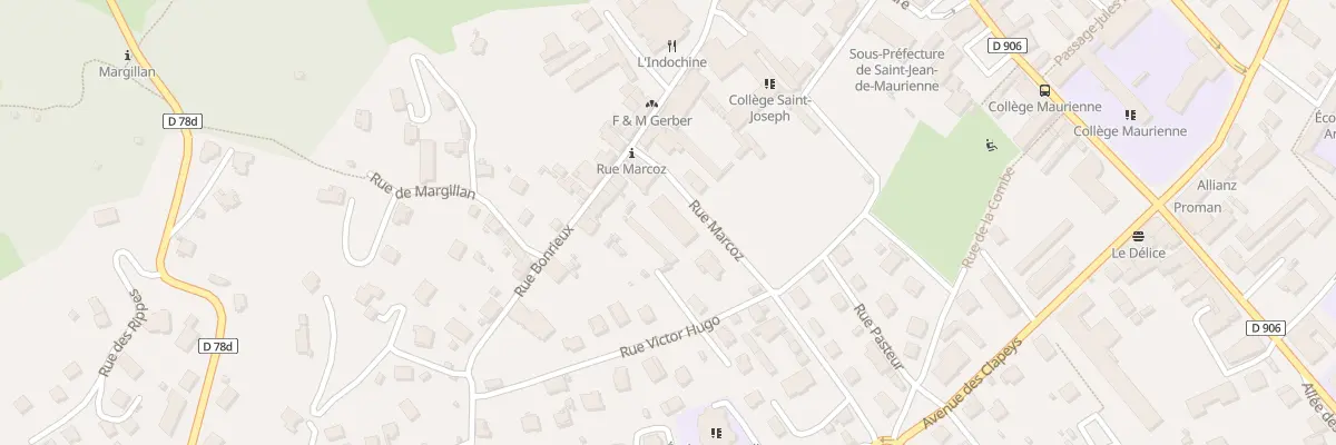 Plan du 72 Rue Marcoz à Saint-Jean-de-Maurienne