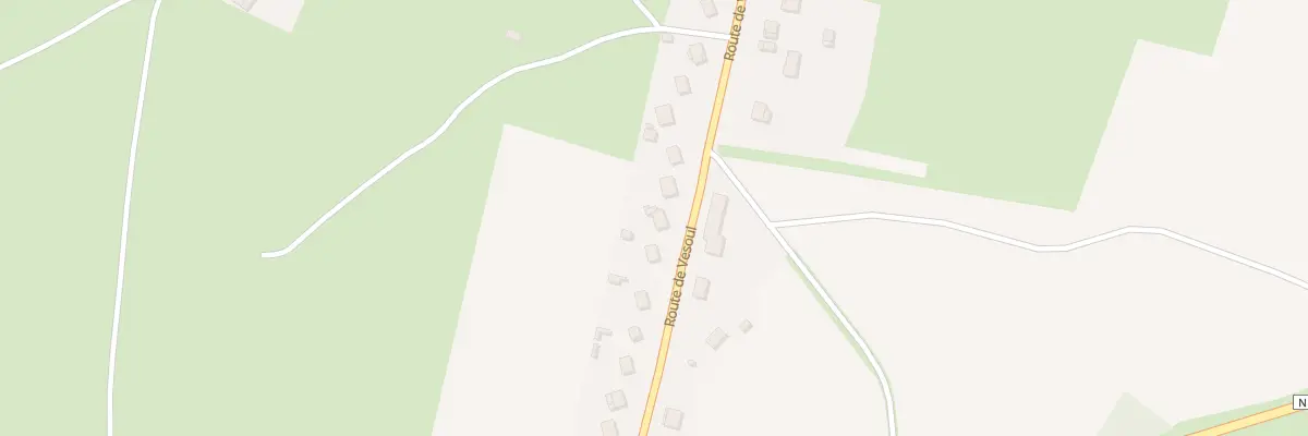 Plan du 24 Rte de Vesoul à Baudoncourt