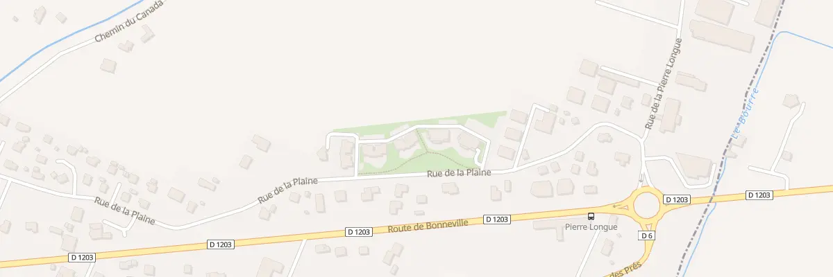Plan du 841 Rue de la Plaine à Amancy