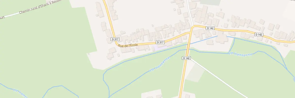 Plan du 1 Rue de l’Ecole à Baudoncourt