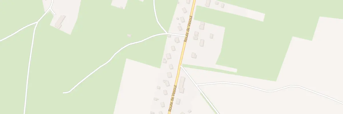 Plan du 18 Rte de Vesoul à Baudoncourt