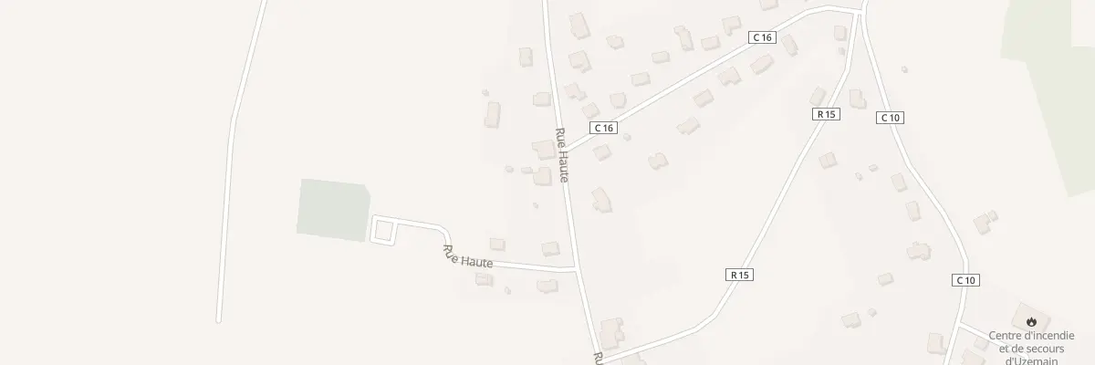 Plan du 29 Rue Haute à Uzemain