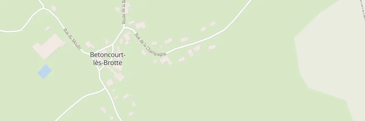 Plan du 6 Rue de la Champagne à Betoncourt-lès-Brotte