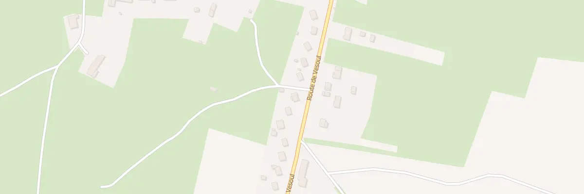 Plan du 14 Rte de Vesoul à Baudoncourt