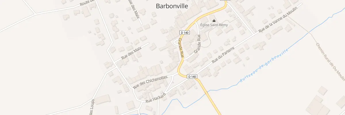 Plan du 3 Grande Rue à Barbonville
