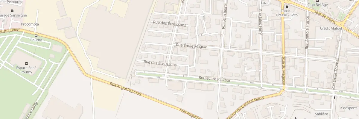 Plan du 19B Rue des Ecoussons à Pontarlier