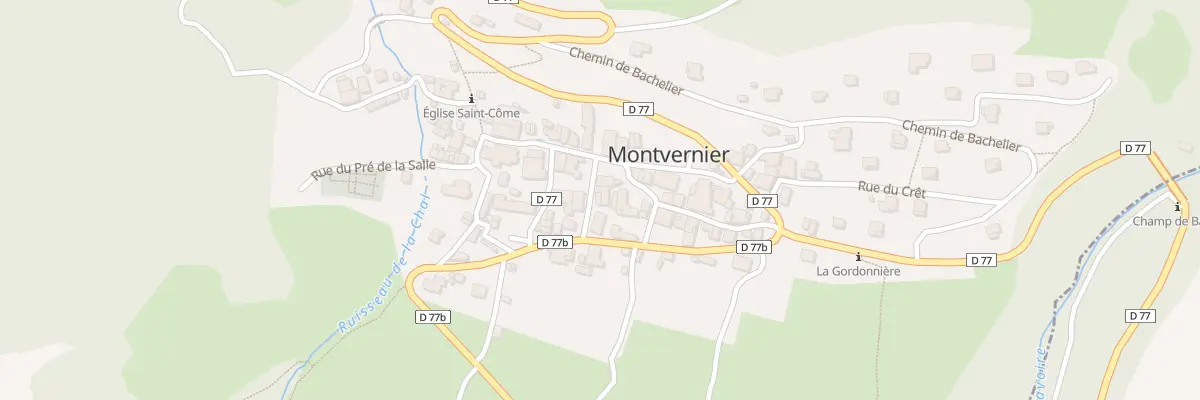 Plan du 5035 Montvernier à Montvernier
