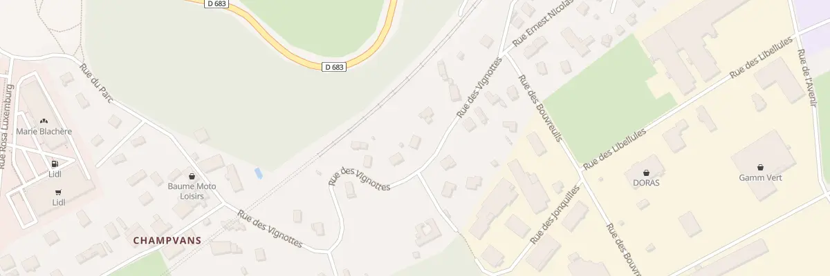 Plan du 8B Rue des Vignottes à Baume-les-Dames