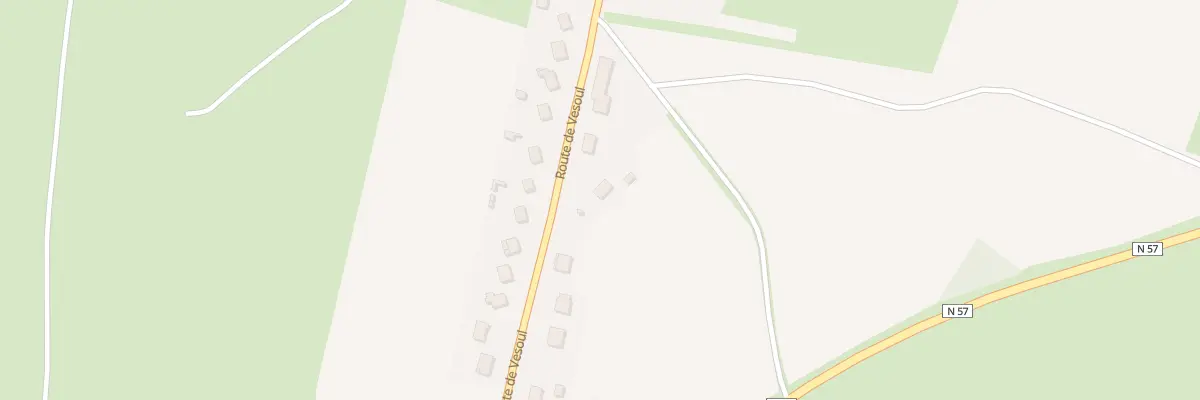 Plan du 19 Rte de Vesoul à Baudoncourt