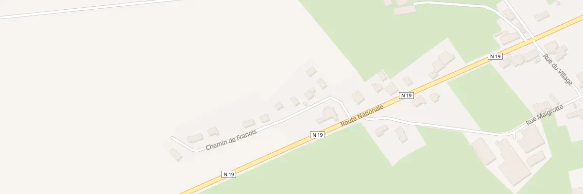 Plan du 6 Che du Frasnois à Pomoy