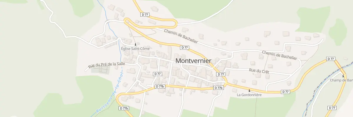 Plan du 113 Rue de la Mairie à Montvernier