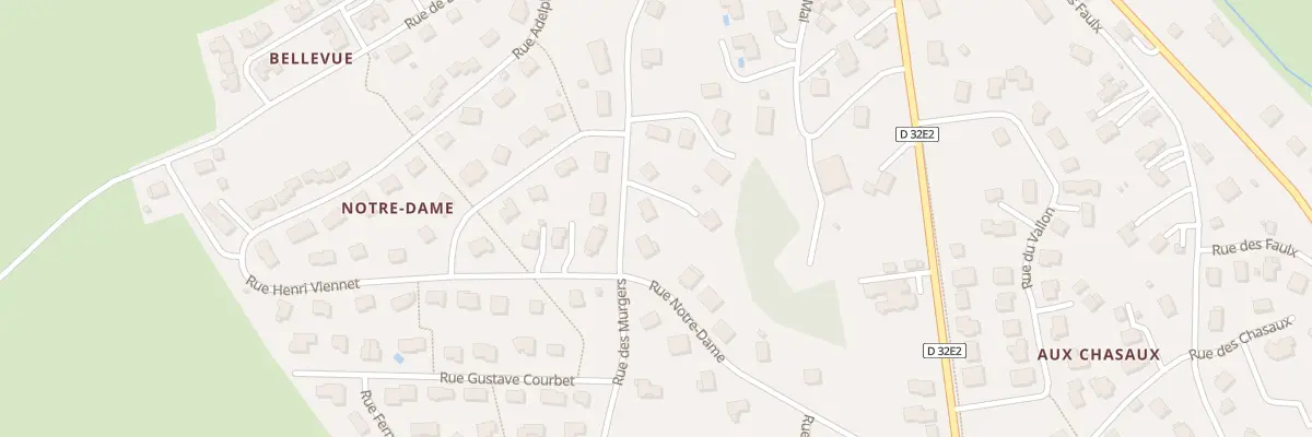 Plan du 13 Rue Notre Dame à Valdahon