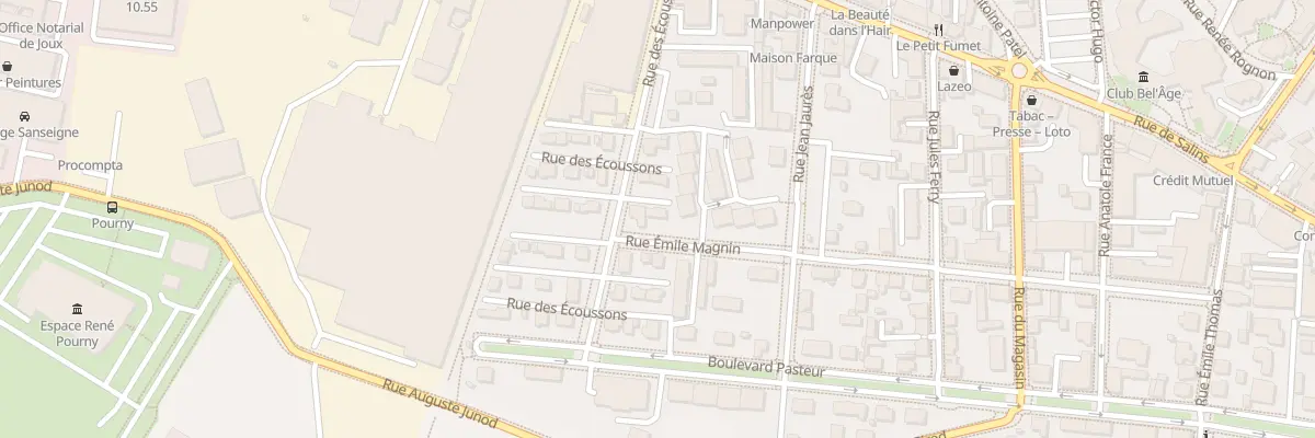 Plan du 15B Rue des Ecoussons à Pontarlier