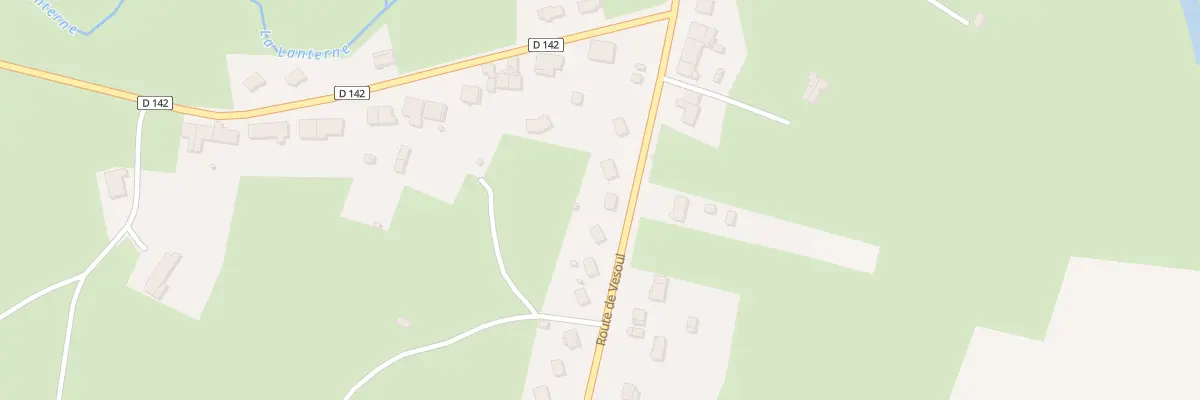 Plan du 6 Rte de Vesoul à Baudoncourt