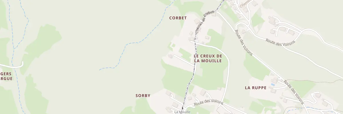 Plan du 85 Che de Corbet à Bonne