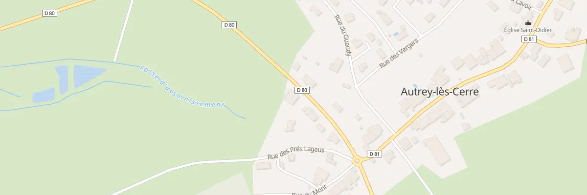 Plan du 5 Rue du Latonnet à Autrey-lès-Cerre