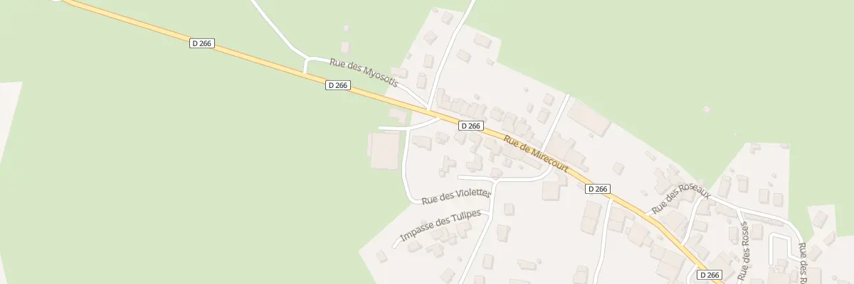 Plan du 11 Rue des Violettes à Darnieulles
