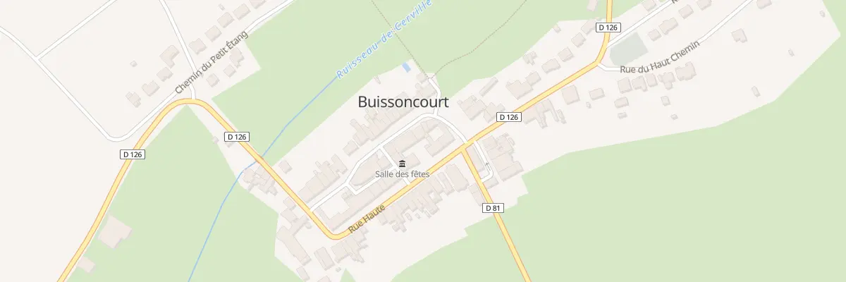 Plan du 7 Rue Basse à Buissoncourt