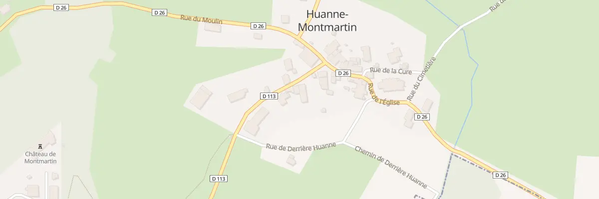 Plan du 5 Rue de Montmartin à Huanne-Montmartin