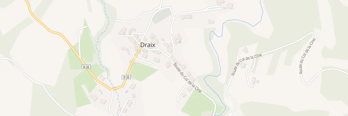 Plan du 5017 Le Village Draix à Draix
