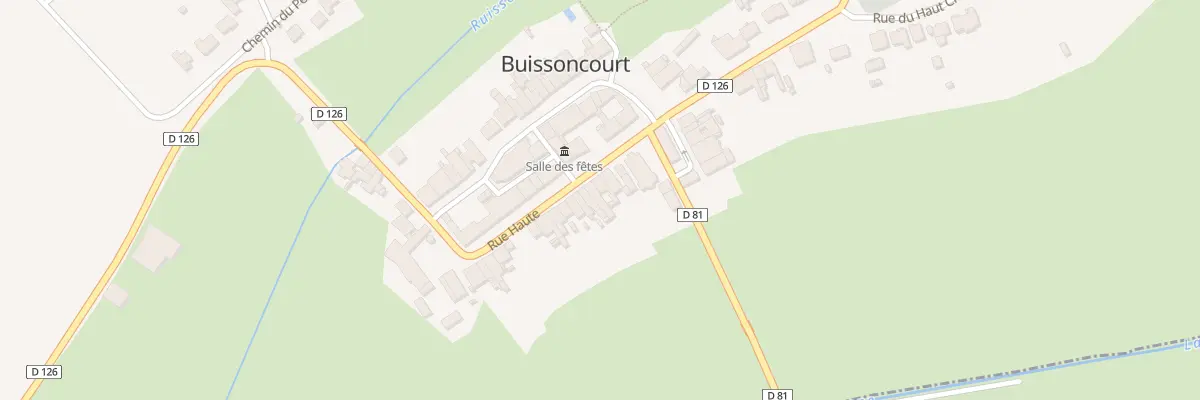 Plan du 21B Rue Haute à Buissoncourt