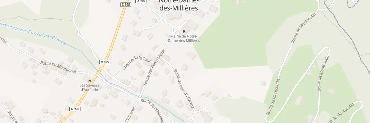Plan du 5295 Plan du Carroz à Notre-Dame-des-Millières