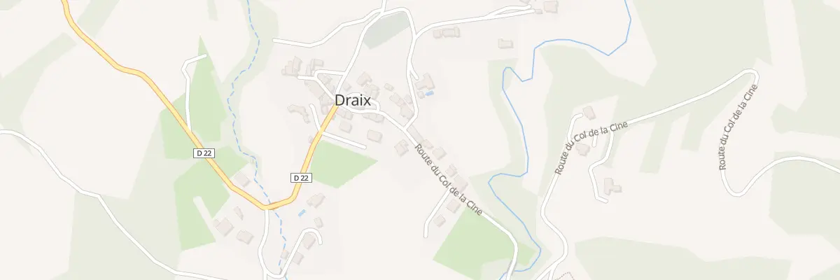 Plan du 5018 Le Village Draix à Draix