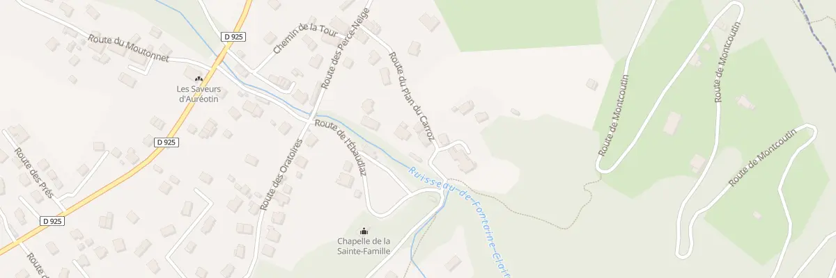 Plan du 5032 Plan du Carroz à Notre-Dame-des-Millières