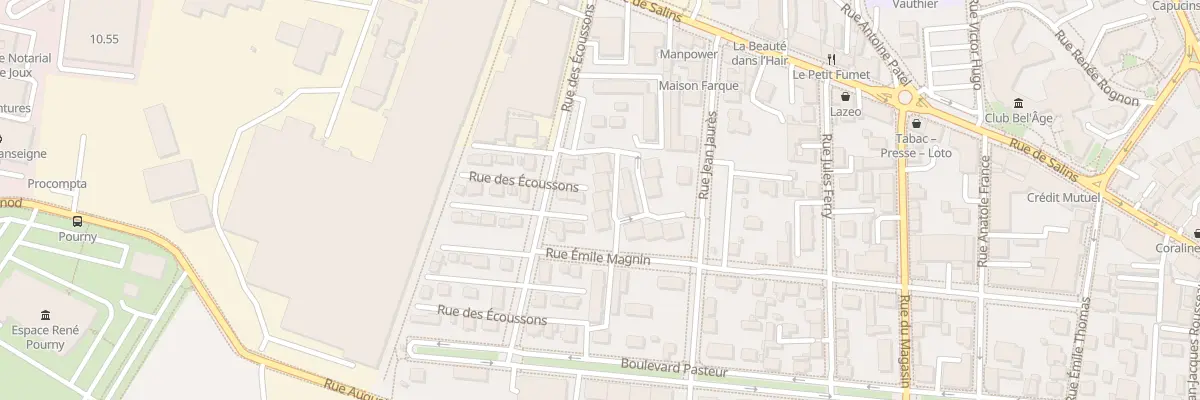 Plan du 30C Rue Emile Magnin à Pontarlier