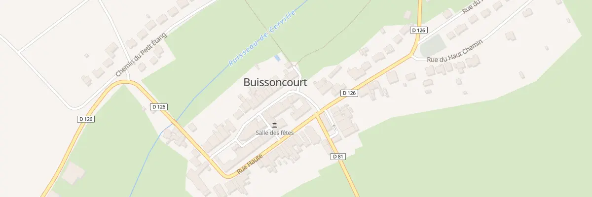 Plan du 11 Rue Basse à Buissoncourt