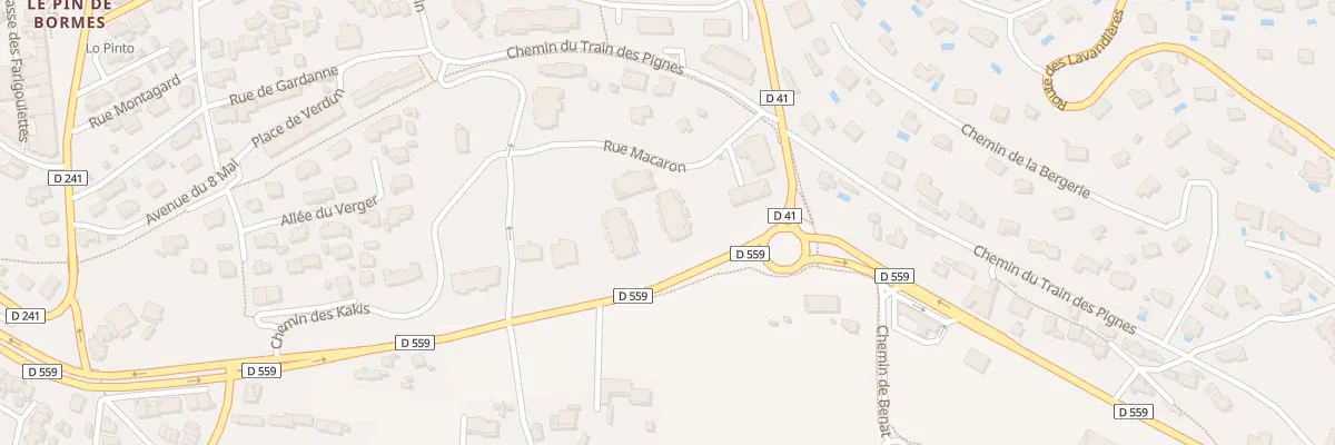 Plan du 131 Rue Macaron à Bormes-les-Mimosas