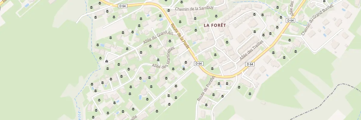 Plan du 745 Rte de la Forêt à Mercury