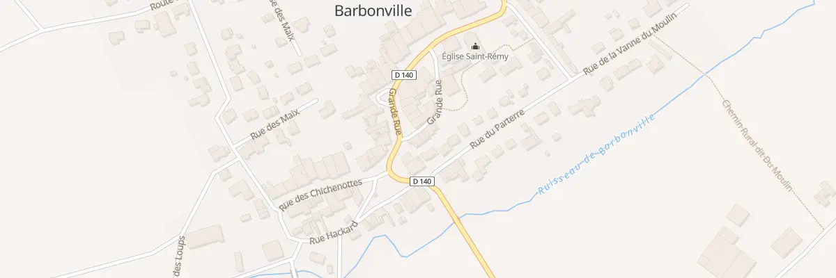 Plan du 4 Grande Rue à Barbonville