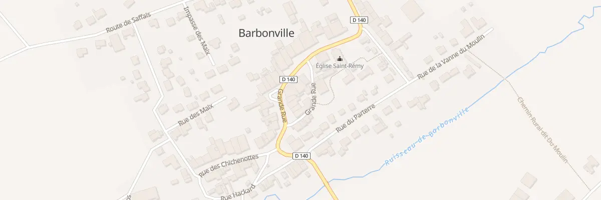 Plan du 8T Grande Rue à Barbonville