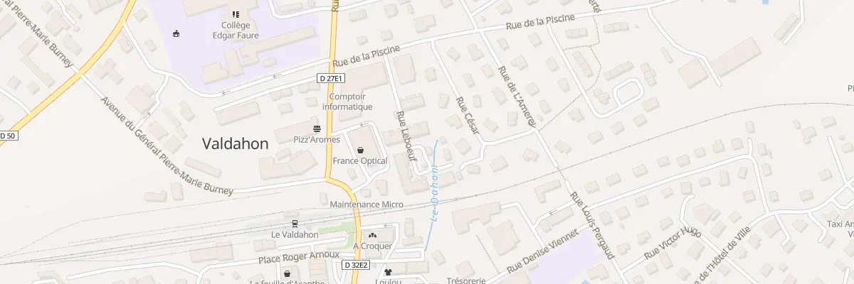 Plan du 6 Rue Leboeuf à Valdahon