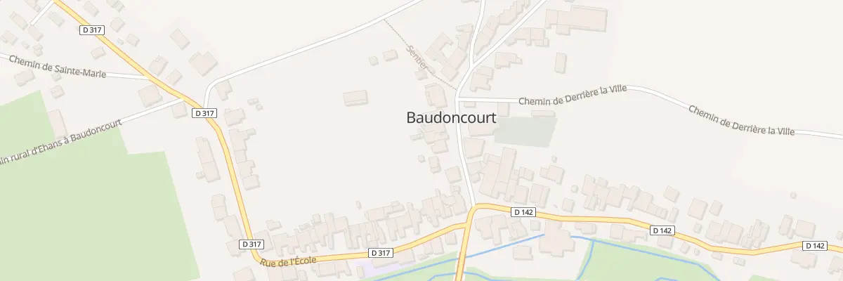Plan du 9 Pl du Chanoine Morey à Baudoncourt