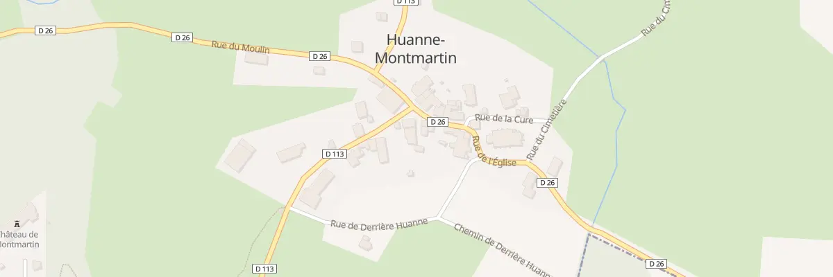 Plan du 3 Rue de Montmartin à Huanne-Montmartin