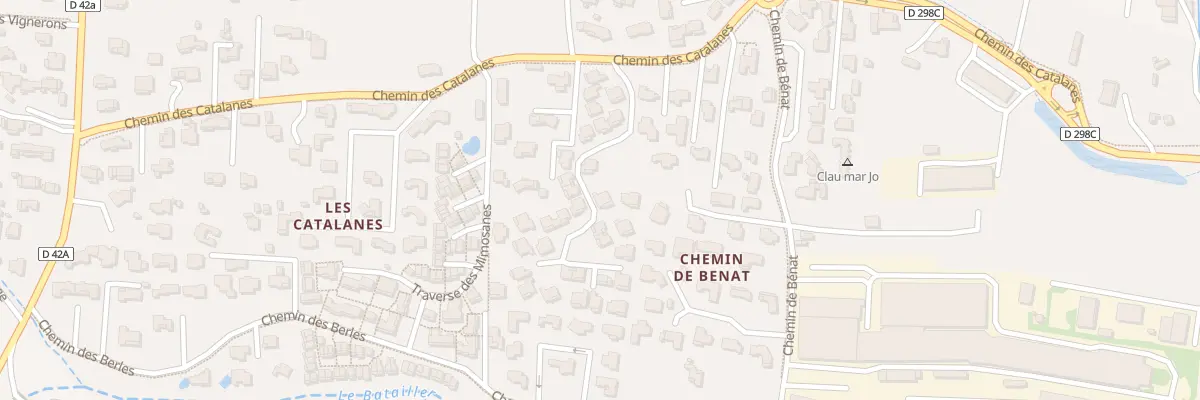 Plan du 221 All des Figuieres à Bormes-les-Mimosas