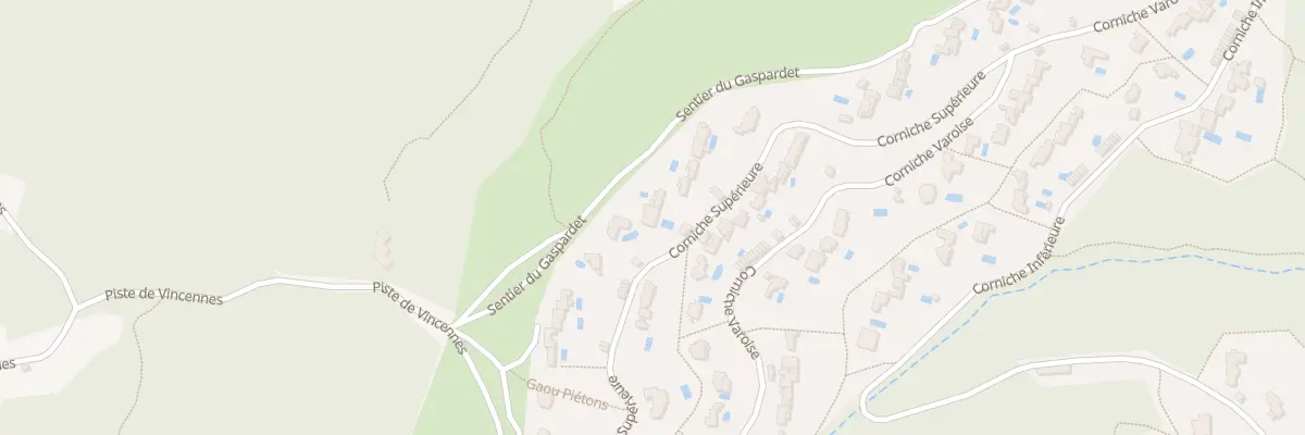 Plan du 14 Cor Supérieure à Bormes-les-Mimosas